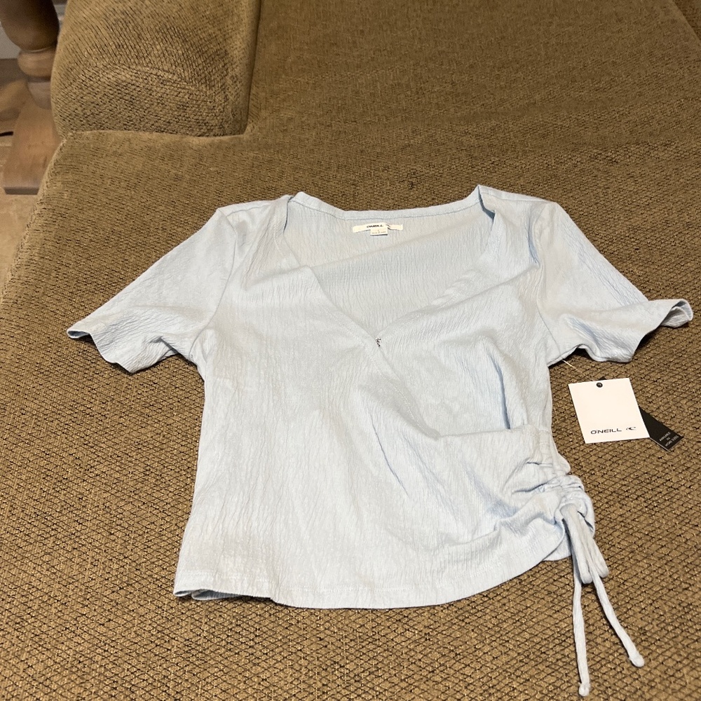 Sky blue top